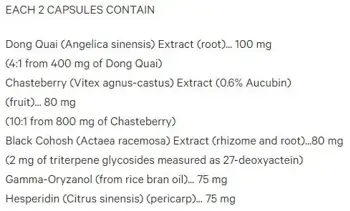 Natural Factors Meno Sense 410 мг Менопауза Формула - 90 веге капсули, 45 дози