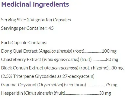 Natural Factors MenoVantage PE™ Phyto-Estrogen Фитоестроген - 90 капсули, 45 дози