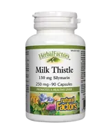 Natural Factors Milk Thistle 250 мг Магарешки Бодил Силимарин - 90 капсули, 90 дози