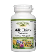 Natural Factors Milk Thistle Phytosome 150 мг Черен Дроб и Жлъчка Бял Трън Phytosome® - 90 капсули, 90 дози