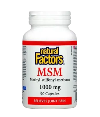 Natural Factors MSM 1000 мг МСМ Метил Сулфонил Метан