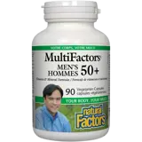 Natural Factors MultiFactors Men's 50+ Витамини и Минерали за Мъже - 90 веге капсули, 90 дози