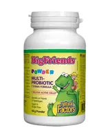Natural Factors Multi-Probiotic Powder Big Friends® 3 Billion Active Cells, 7 Strains Мулти Пробиотик за Деца - 60 грама, 120 дози