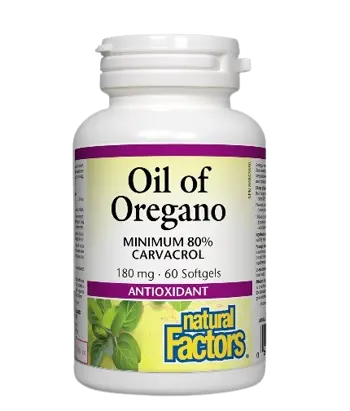 Natural Factors Oil of Oregano Organic 180 мг Риган Масло
