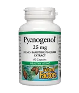Natural Factors Pycnogenol 25 мг Pycnogenol® - 60 веге капсули, 60 дози