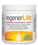 Natural Factors Rеgener Life™ Increases Mitochondrial Energy Powder Клетъчна Енергия и Антиейджинг Грижа Rеgener Life - 81 грама, 30 дози