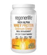 Natural Factors Regenerlife™ High Alpha Whey Protein Optimum Energy Суроватъчен Протеин Изолат + Фибри + Витамини и Минерали - 940 грама, 14 дози
