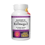 Natural Factors Рибено масло RxOmega-3 Maximum 900 мг EPA-DHA - 30 софтгел капсули, 30 дози