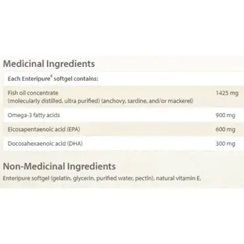 NATURAL FACTORS RX Omega 3 Triple Strength 900 мг Рибено Масло - 150 гел капсули, 150 дози