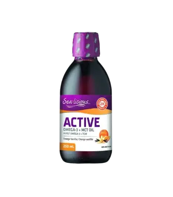 Natural Factors Sea-Licious® Active Omega-3 with Vitamin D3 & MCT Oil Омега-3 + Витамин D3 и МСТ - 250 мл, 50 дози