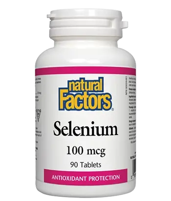 Natural Factors Selenium 100 мкг Селен - 90 таблетки, 90 дози
