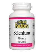 Natural Factors Selenium 50 мкг Селен - 90 таблетки, 90 дози