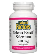Natural Factors Seleno Excell Selenium 200 мкг Селен - 90 капсули, 90 дози