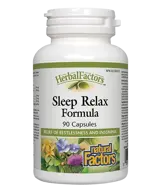 Natural Factors Sleep Relax Formula 325 мг Формула за Спокоен Сън - 90 капсули, 90 дози
