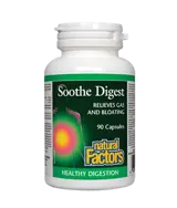 Natural Factors Soothe Digest 450 мг Формула за Добро Храносмилане - 90 капсули, 90 дози