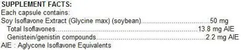 Natural Factors Soy Isoflavone Complex 50 мг Соя Изофлавони - 60 капсули, 60 дози