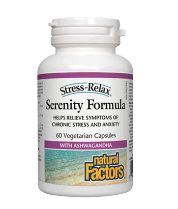 Natural Factors Stress-Relax Serenity Formula Успокояваща Aнтистрес Формула - 60 капсули, 60 дози