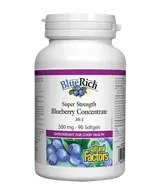 Natural Factors Super Strength Blueberry Concentrate 36:1 500 мг Синя Боровинка Супер Концентрат