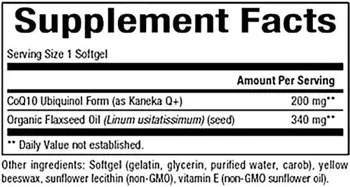 Natural Factors Ubiquinol Active CoQ10 200 мг Убиквинол Активен Коензим - 30 софтгел капсули, 30 дози