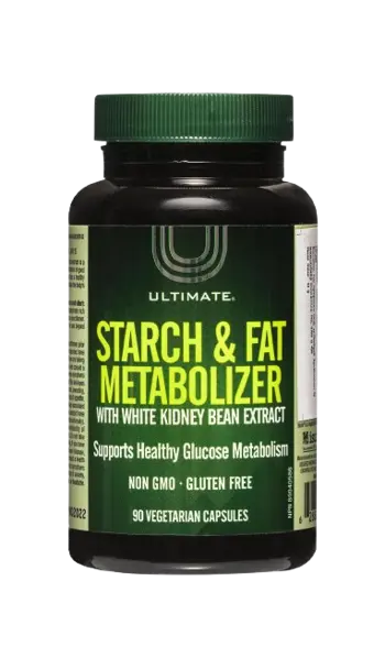 Natural Factors Ultimate™ Starch & Fat Metabolize Контрол Върху Метаболизма - 90 веге капсули, 90 дози