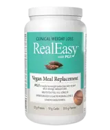 Natural Factors Vegan Real Easy с PGXReal Easy с PGX Шейк с Грахов Протеин и Водоразтворими Фибри - 855 грама прах с вкус на шоколад, 14 дози