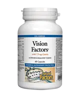 Natural Factors Vision Factors Формула за Силно Зрение - 60 капсули, 60 дози