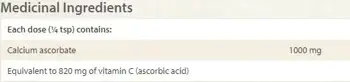 Natural Factors Vitamin C 1000 мг Calcium Ascorbate Витамин С Калциев Аскорбат - 90 капсули, 90 дози