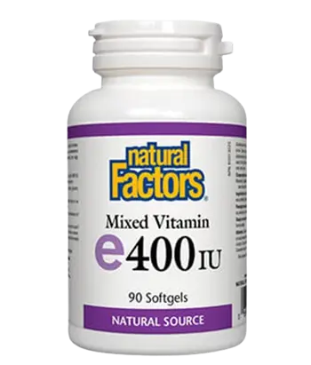 Natural Factors Vitamin E 400 IU Natural Source 268 мг Витамин Е (Токофероли Микс)