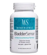 Natural Factors WomenSense® BladderSense™ Изпускане на Урина и Свръхактивен Пикочен Мехур - 90 веге капсули, 90 дози