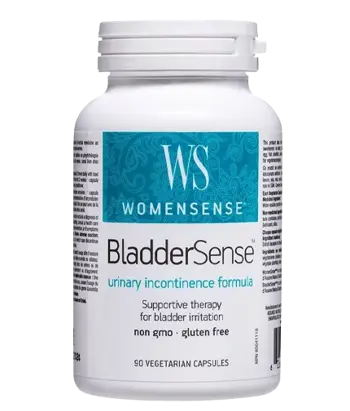 Natural Factors WomenSense® BladderSense™ Изпускане на Урина и Свръхактивен Пикочен Мехур - 90 веге капсули, 90 дози