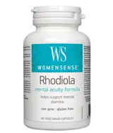 NATURAL FACTORS WomenSense® Rhodiola 500 мг Златен Корен - 60 веге капсули, 60 дози