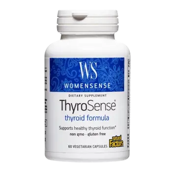 Natural Factors WomenSense® ThyroSense® Тироидна Формула - 60 веге капсули, 60 дози