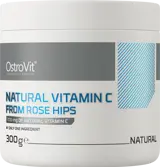 OstroVit Natural Vitamin C Powder from Rose Hips Натурално Витамин C от Шипка на Прах - 300 грама, 300 дози