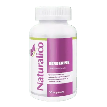 NATURALICO Berberine Берберин Хидрохлорид - 60 капсули, 60 дози