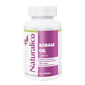 NATURALICO Borage Oil Масло от Пореч - 60 гел капсули, 60 дози