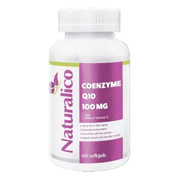 NATURALICO Coenzyme Q10 100 мг Коензим Q10 - 60 гел капсули, 60 дози