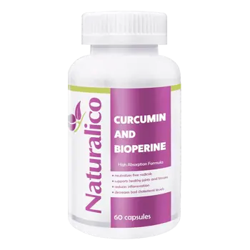 Naturalico Curcumin And Bioperine - Екстракт от куркума и черен пипер