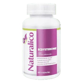 NATURALICO Ecdysterone 600 мг Екдистерон - 60 капсули, 30 дози
