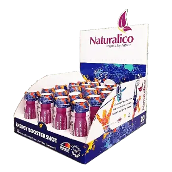 NATURALICO Energy Booster Shot Енергиен Шот - 20 шота x 60 мл, 20 дози