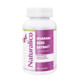 NATURALICO Guarana Seed Extract Гуарана - 60 капсули, 60 дози