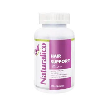 NATURALICO Hair Support Формула за Коса, Кожа и Нокти - 60 капсули, 60 дози