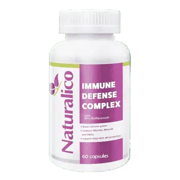 NATURALICO Immune Defense Имуностимулатор - 60 капсули, 30 дози