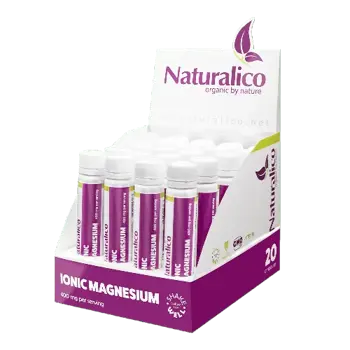 NATURALICO Ionic Magnesium with Stevia Течен Магнезий - 20 шота x 25 мл, 20 дози