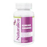 NATURALICO Korean Ginseng 1300 мг Корейски Женшен - 60 таблетки, 30 дози