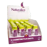 NATURALICO L-Carnitine Plus Shots L-Карнитин със Синефрин Шот - 20 шота x 60 мл, 20 дози