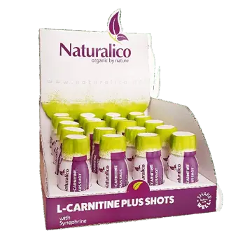 NATURALICO L-Carnitine Plus Shots L-Карнитин със Синефрин Шот - 20 шота x 60 мл, 20 дози