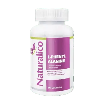 NATURALICO L-Phenylalanine 500 мг L-Фенилаланин - 60 капсули, 60 дози