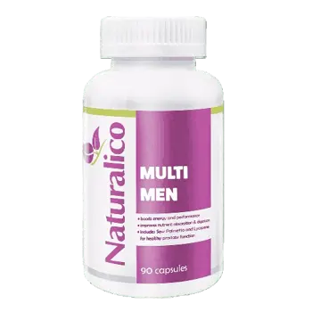 NATURALICO Multi Men Мултивитамини за Мъже - 90 капсули, 30 дози