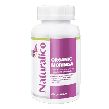 NATURALICO Organic Moringa Моринга - 60 капсули, 30 дози