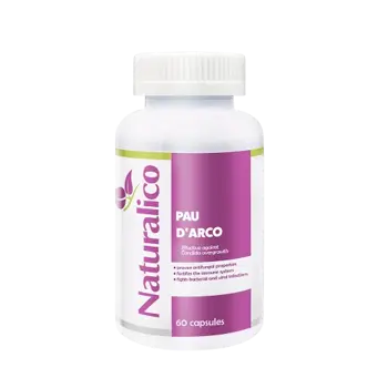 NATURALICO Pau D'Arco Pau D'Arco (Мравчено Дърво) - 60 капсули, 30 дози